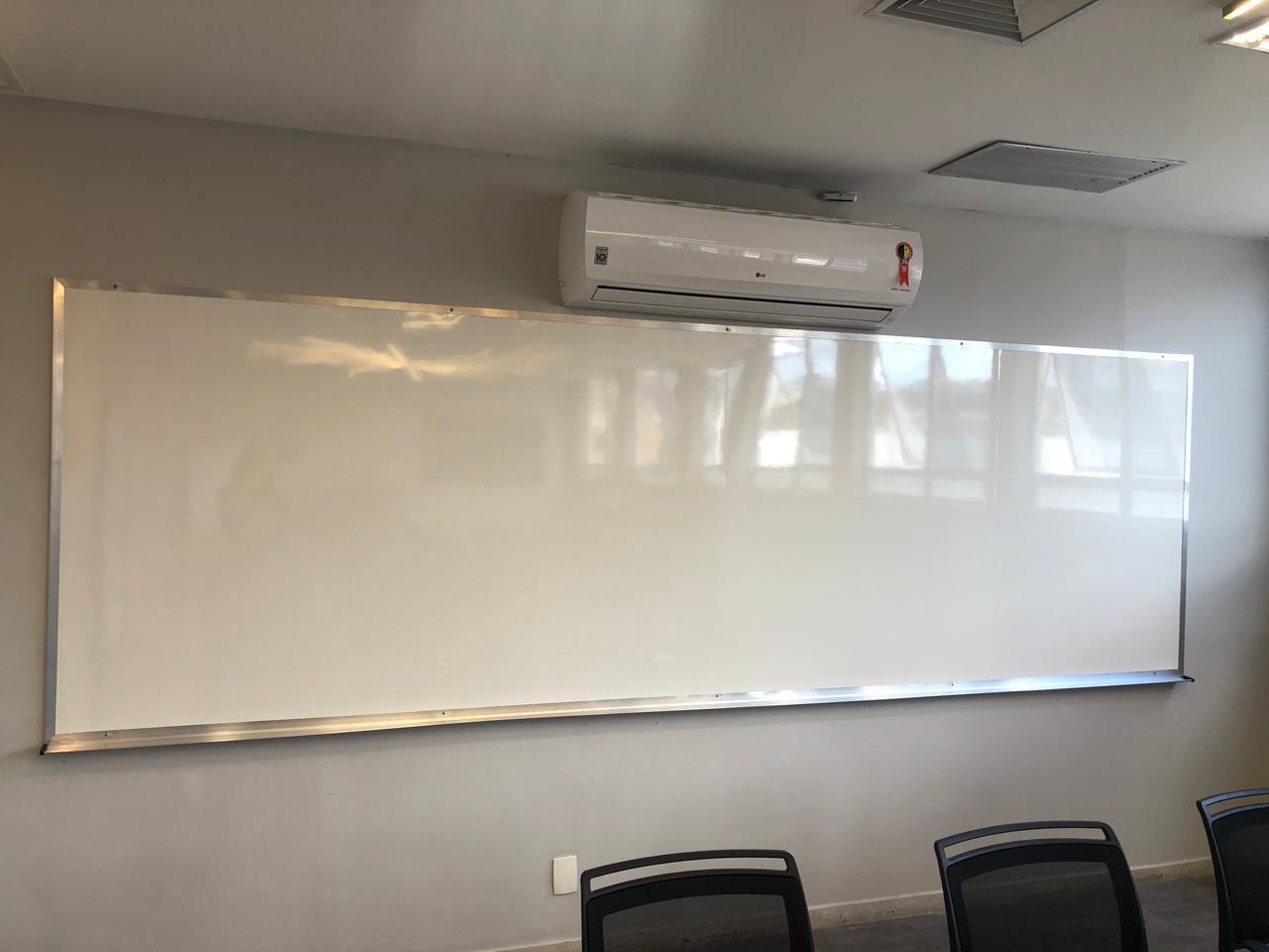 Quadro Branco Liso Reforçado Esquadria